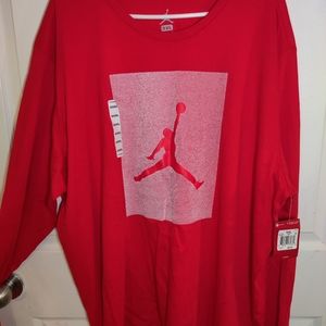 Jordan Brand Red Long Sleeve shirt